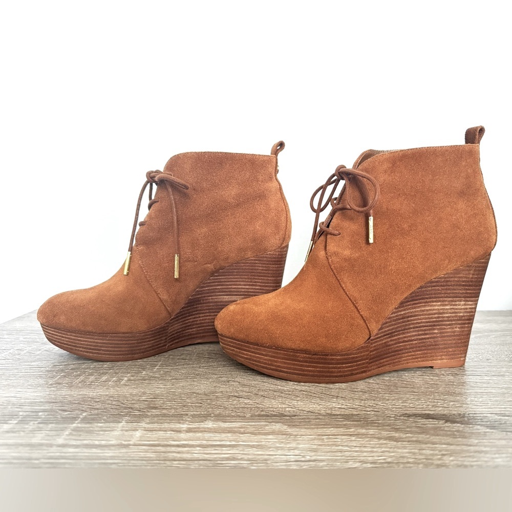 Michael Kors suede ankle booties